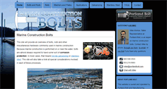 Desktop Screenshot of marineconstructionbolts.com